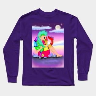 Crystal fairy and snake friend Long Sleeve T-Shirt